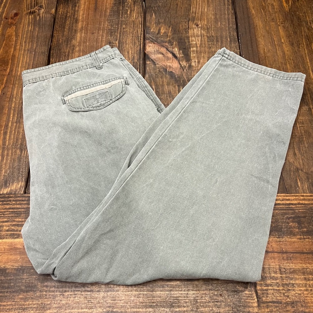GITANO Men's Cargo Pants Olive‎ Green Mountain Expedition Style Size 38x30